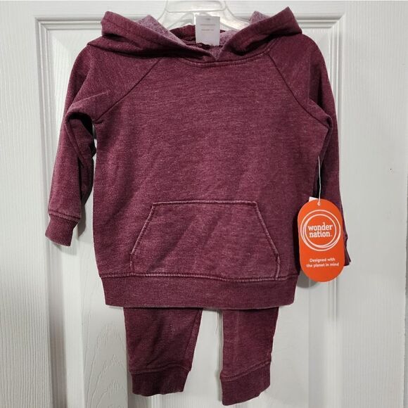 Nwt Wonder Nation Toddler 12 months Unisex Athleisure Outfit Set - Picture 5 of 8